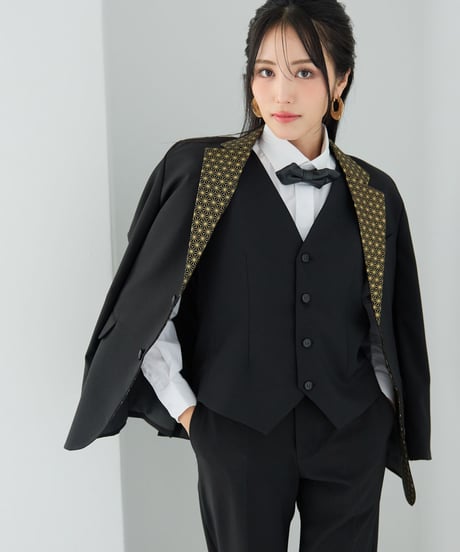 《BOYSHE original》ノーカラーベスト【2 color】【3 size】