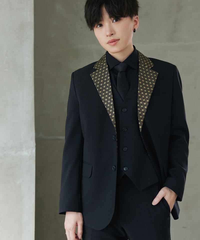 BOYSHE Premium Suit Japanese Pattern 》シングルブレスト