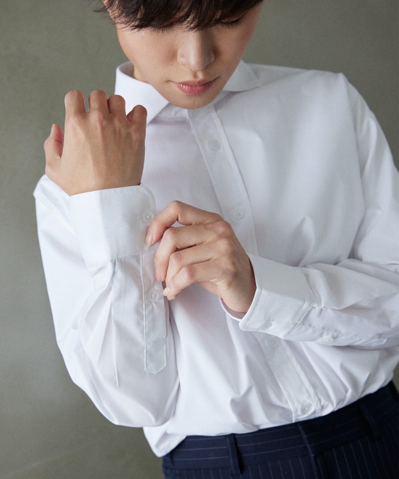 BOYSHE original》 カッタウェイカラー ドレスシャツ【2 size/2 BOYSHE original》 カッタウェイカラー ドレスシャツ【2 size/2