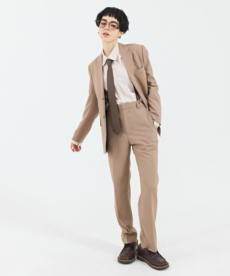ベージュ シングルブレスト ビジネススーツ 楽天市場】スーツ レディース ベージュ BOYSHE Basic SUIT