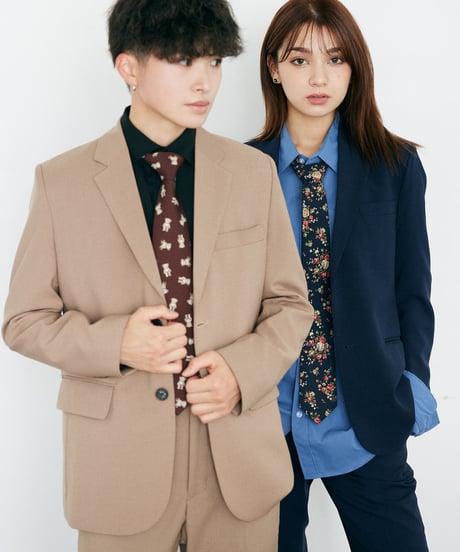 《BOYSHE Basic Suit》シングルブレスト【単品】【6 color】