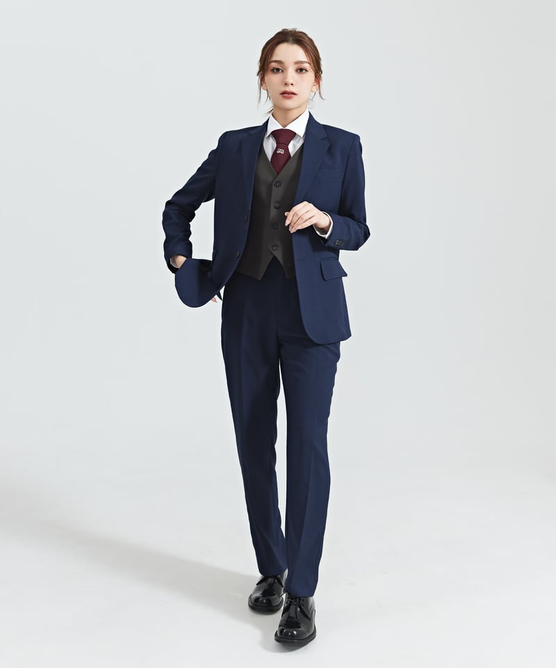 BOYSHE Basic Suit》シングルブレスト＆スリムスラックス