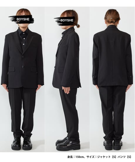 《BOYSHE Basic Suit》スリムスラックス【単品】【6 color】