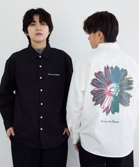 《BOYSHE original》ひまわり刺繍シャツ【2 color】