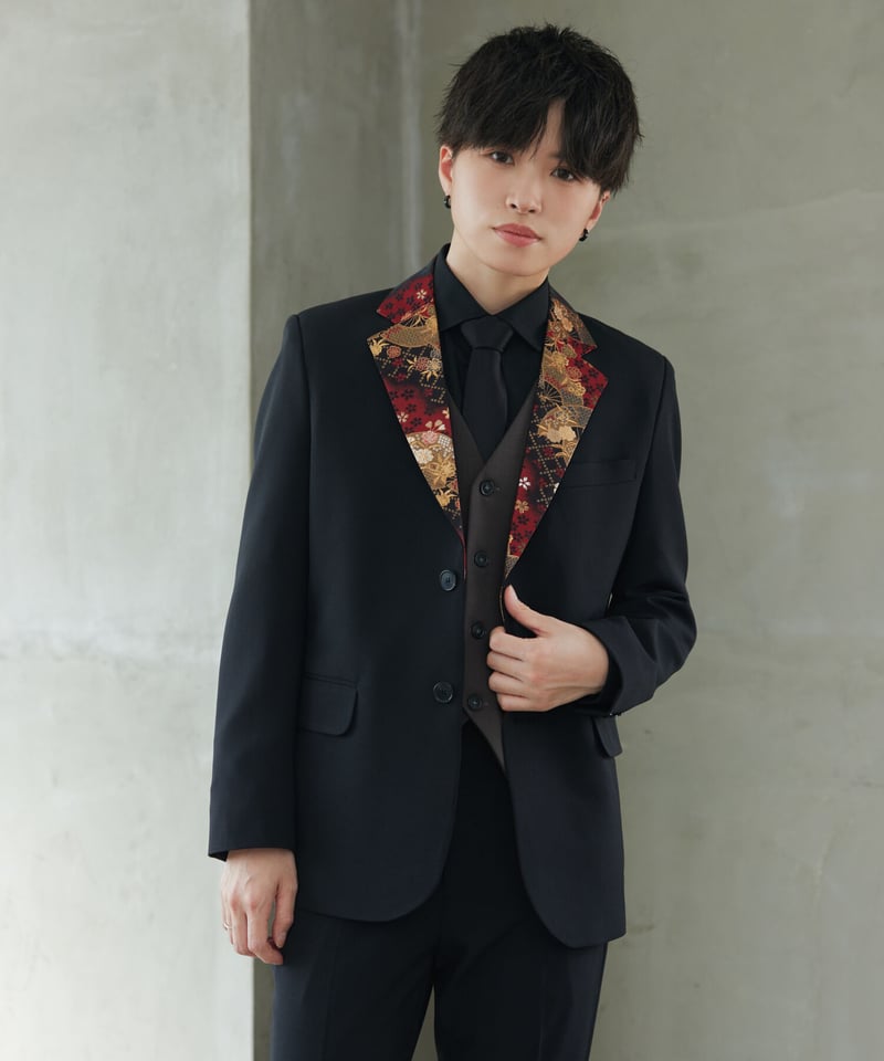 BOYSHE Premium Suit Japanese Pattern 》シングルブレスト BOYSHE Premium Suit Japanese Pattern 》シングルブレスト