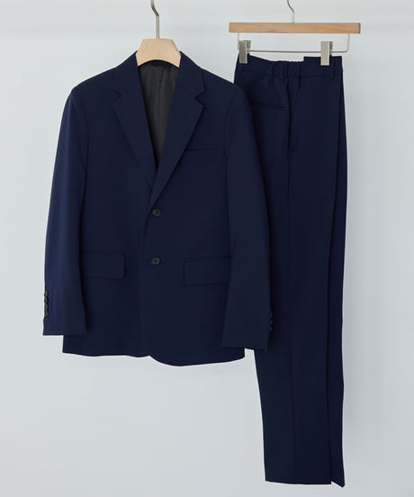《BOYSHE Basic Suit》シングルブレスト＆スリムスラックス【セットアップ】ネイビー