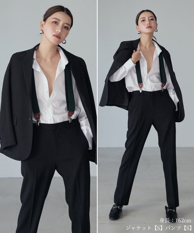 BOYSHE Basic Suit》シングルブレスト&スリムスラックス BOYSHE Basic Suit》シングルブレスト&スリムスラックス