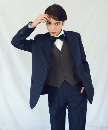 《BOYSHE original》ノーカラーベスト【2 color】【3 size】