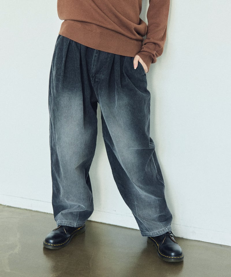 バルーン デニムパンツ【2 color】 | BOYSHE