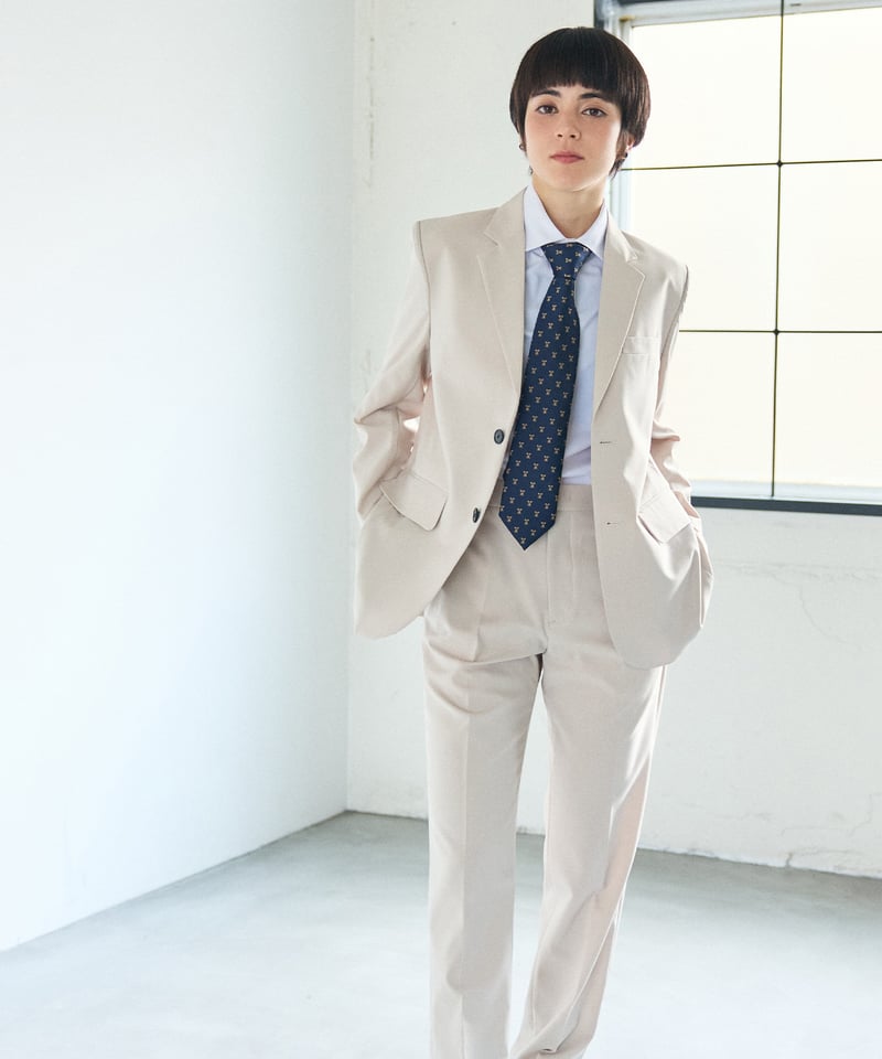 BOYSHE Cool Summer Suit》シングルブレスト＆スリムスラックス