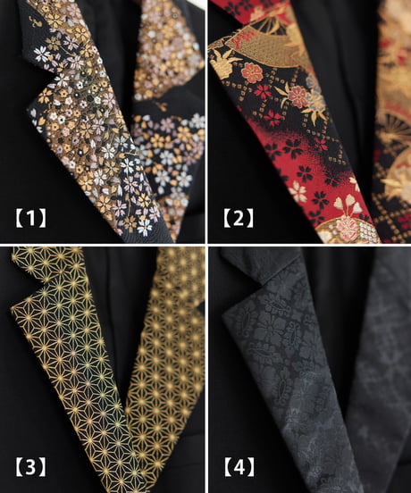 《BOYSHE Premium Suit Japanese Pattern 》シングルブレストジャケット【単品】【4種】