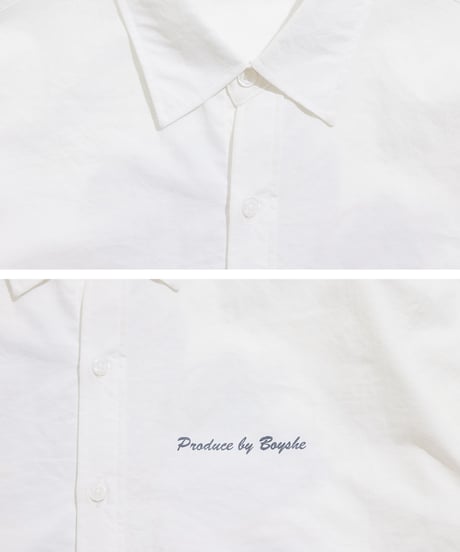 《BOYSHE original》ひまわり刺繍シャツ【2 color】
