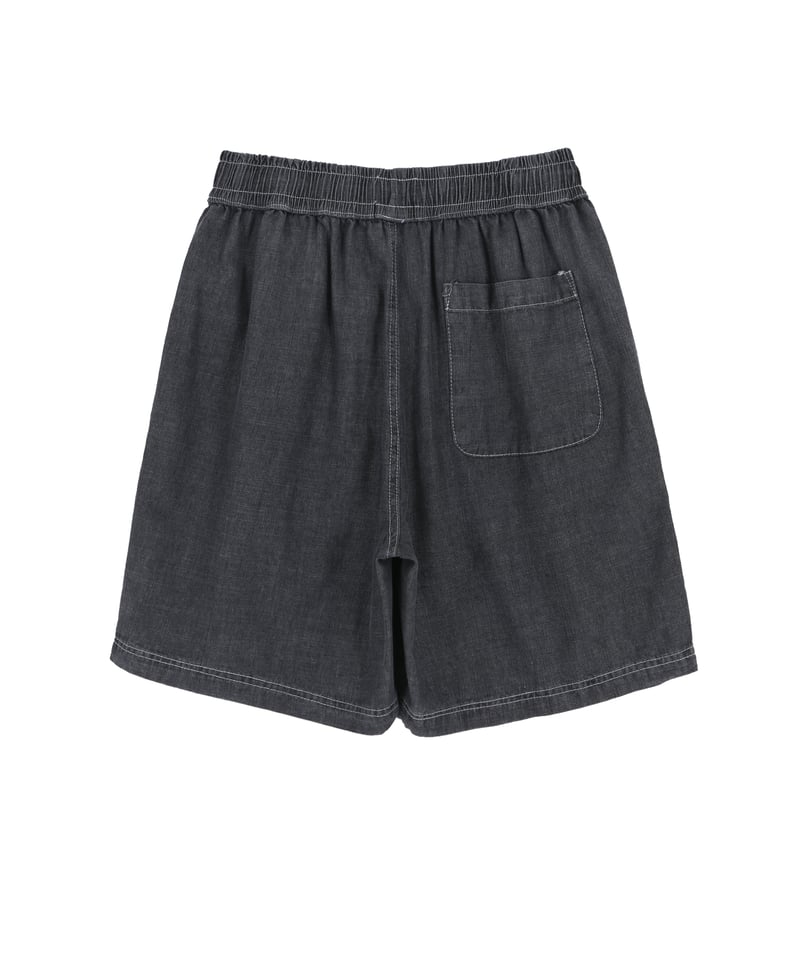 リネンデニム ワイドショートパンツ【3 color】 | BOYSHE リネンデニム ワイドショートパンツ【3 color】 | BOYSHE