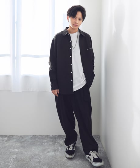 《BOYSHE original》ひまわり刺繍シャツ【2 color】