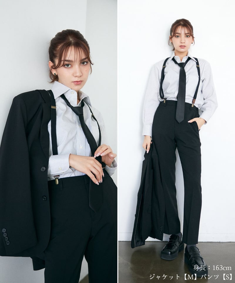 BOYSHE Basic Suit》シングルブレスト&スリムスラックス BOYSHE Basic Suit》シングルブレスト&スリムスラックス