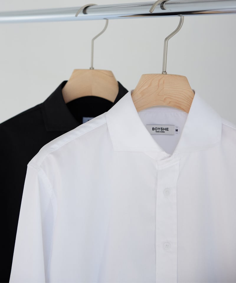 BOYSHE original》 カッタウェイカラー ドレスシャツ【2 size/2 col