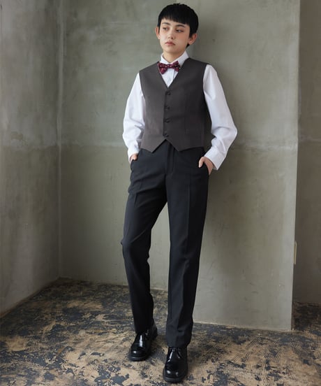 《BOYSHE original》ノーカラーベスト【2 color】【3 size】