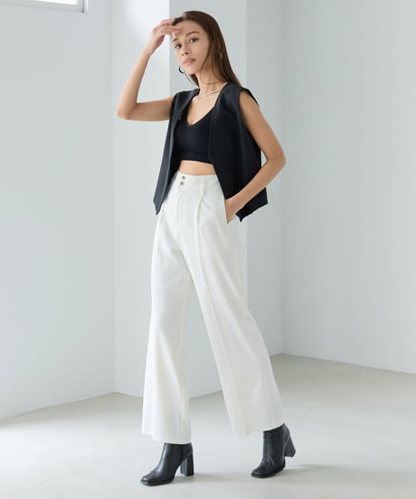《BOYSHE original》ノーカラーベスト【2 color】【3 size】