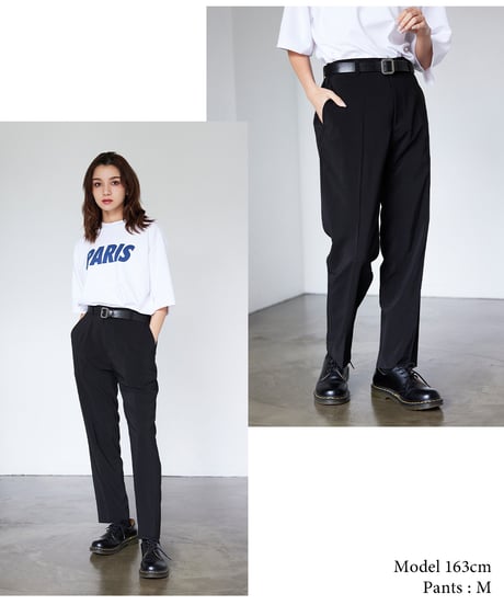 《BOYSHE Cool Summer Suit》シングルブレスト＆スリムスラックス【セットアップ】ブラック