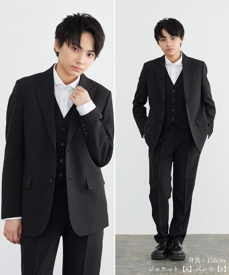 BOYSHE Basic Suit》シングルブレスト＆スリムスラックス