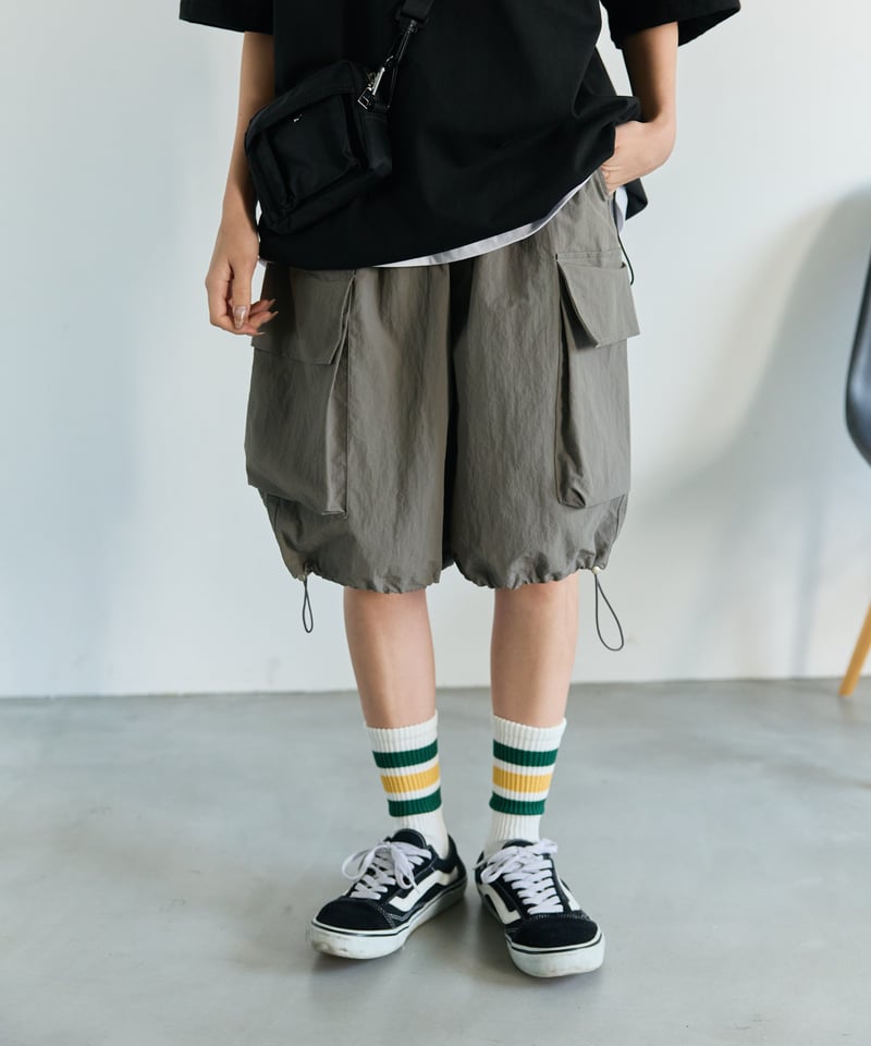 ナイロン バミューダカーゴ ハーフパンツ【4 color】 | BOYSHE ナイロン バミューダカーゴ ハーフパンツ【4 color】 | BOYSHE