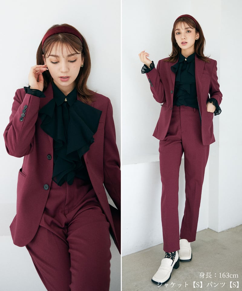 BOYSHE Basic Suit》シングルブレスト&スリムスラックス BOYSHE Basic Suit》シングルブレスト&スリムスラックス