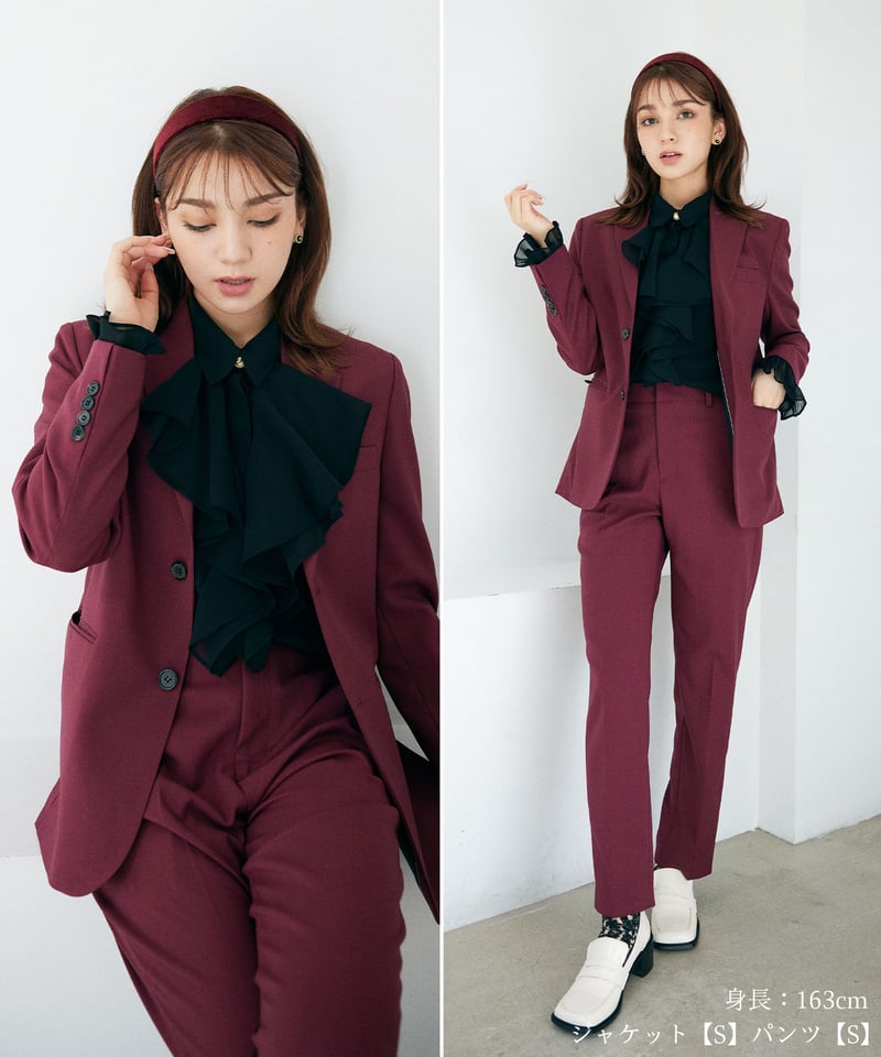 BOYSHE Basic Suit》シングルブレスト＆スリムスラックス