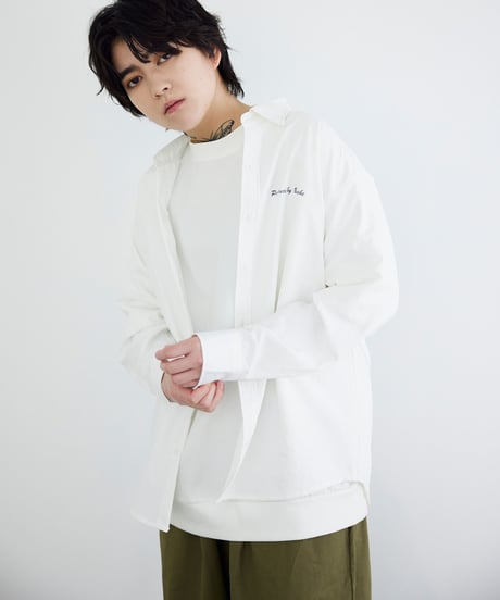 《BOYSHE original》ひまわり刺繍シャツ【2 color】