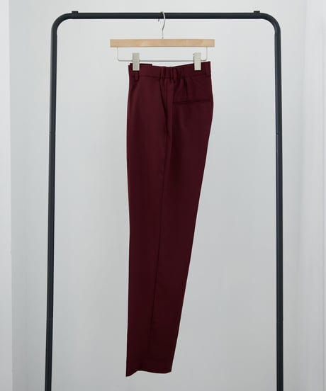 《BOYSHE Basic Suit》シングルブレスト＆スリムスラックス【セットアップ】ワインレッド