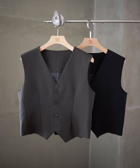 《BOYSHE original》ノーカラーベスト【2 color】【3 size】