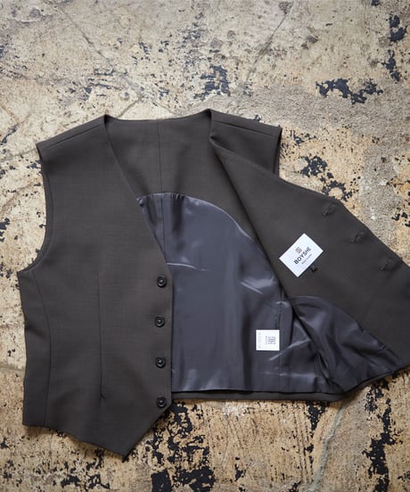 《BOYSHE original》ノーカラーベスト【2 color】【3 size】