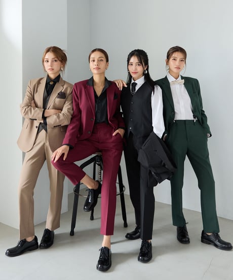 《BOYSHE Basic Suit》スリムスラックス【単品】【6 color】