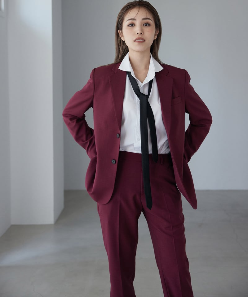 BOYSHE Basic Suit》シングルブレスト&スリムスラックス BOYSHE Basic Suit》シングルブレスト&スリムスラックス