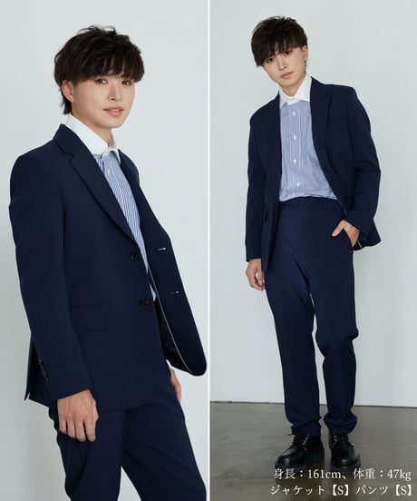 《BOYSHE Basic Suit》シングルブレスト【単品】【6 color】