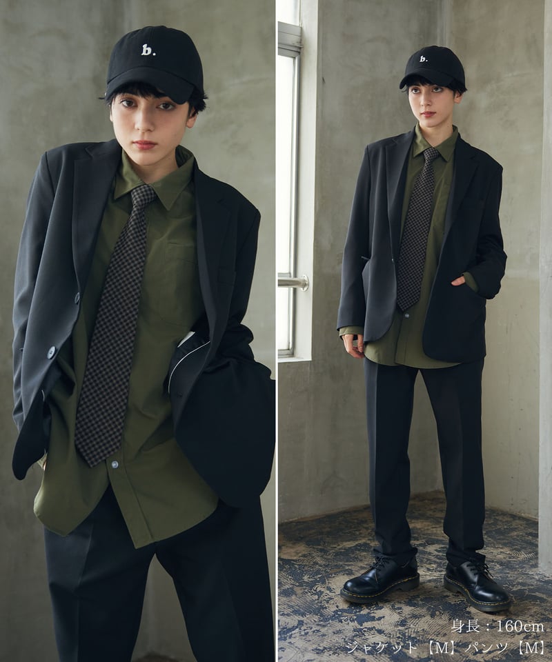 BOYSHE Basic Suit》シングルブレスト＆スリムスラックス