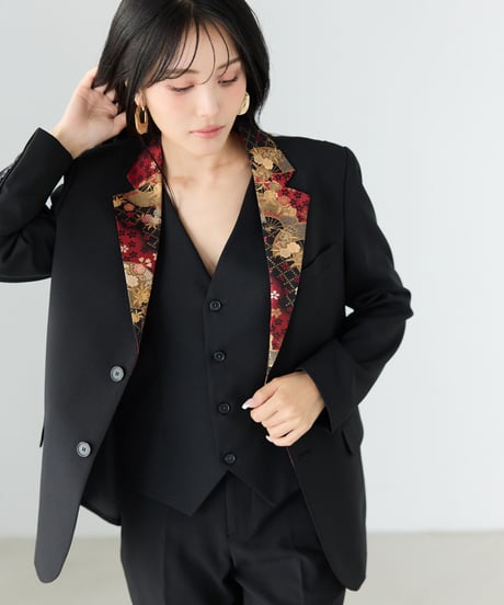 《BOYSHE original》ノーカラーベスト【2 color】【3 size】