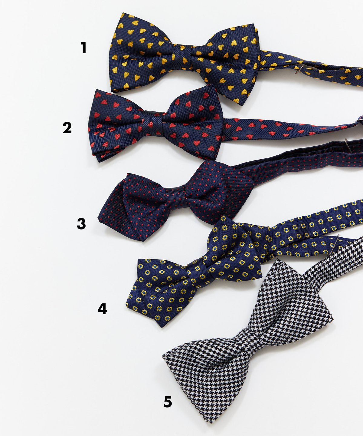 ✳︎ハンドメイド✳︎蝶ネクタイ テラゾー柄 ブラウン