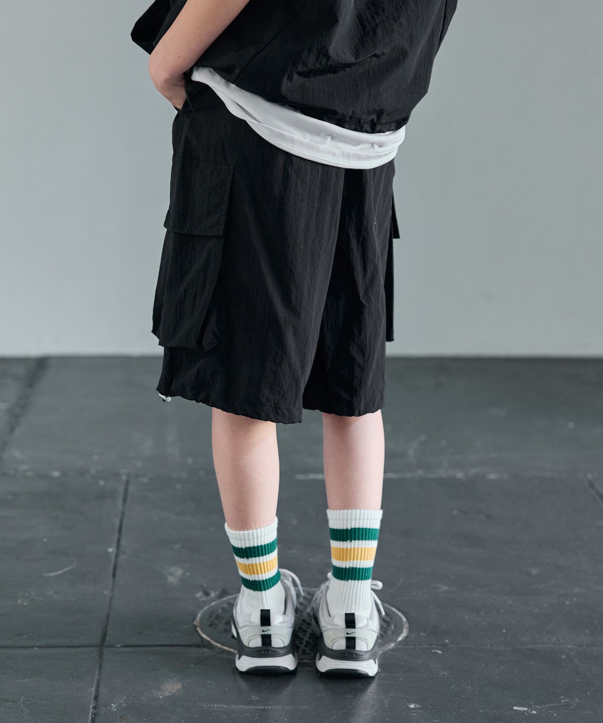 ナイロン バミューダカーゴ ハーフパンツ【4 color】 | BOYSHE ナイロン バミューダカーゴ ハーフパンツ【4 color】 | BOYSHE