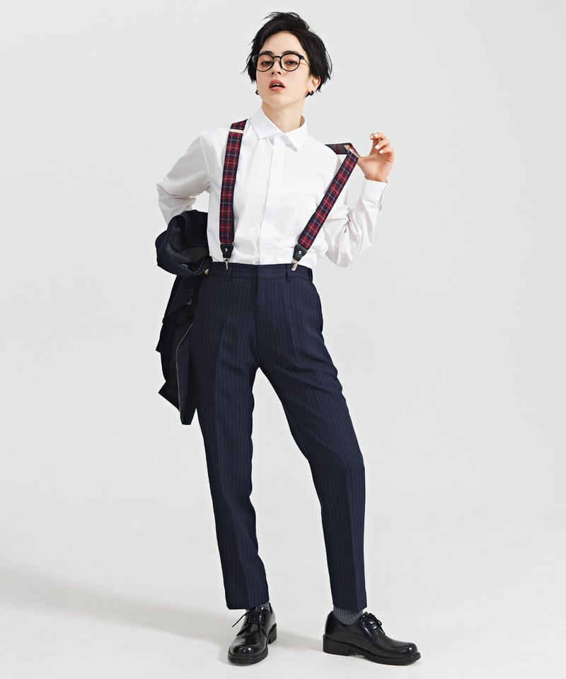 boyshe スーツ BOYSHE Stripe Suit》シングルブレスト＆スリムスラックス