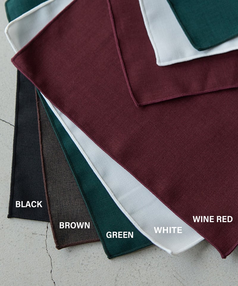 無地シンプルポケットチーフ【5 color】 | BOYSHE