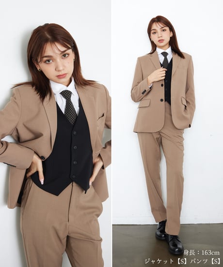 《BOYSHE Basic Suit》スリムスラックス【単品】【6 color】