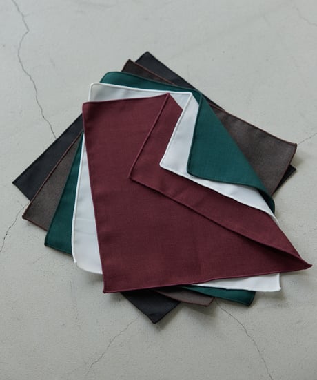 無地シンプルポケットチーフ【5 color】