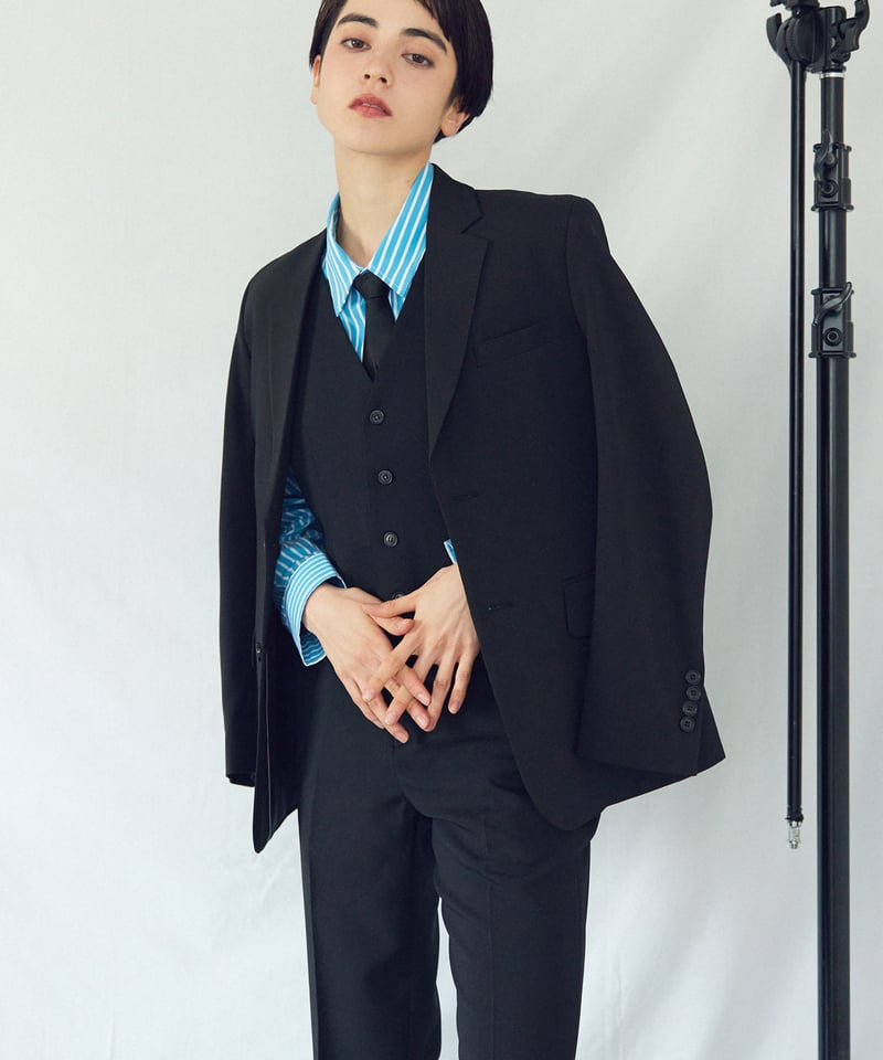 BOYSHE Basic Suit》シングルブレスト&スリムスラックス BOYSHE Basic Suit》シングルブレスト&スリムスラックス