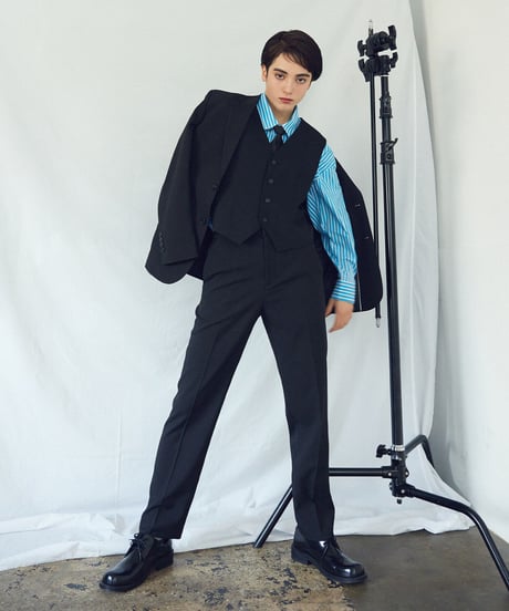 《BOYSHE original》ノーカラーベスト【2 color】【3 size】