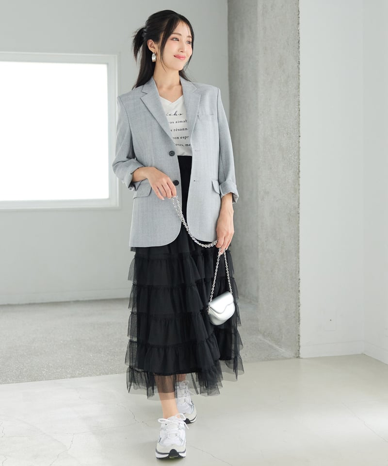 BOYSHE Cool Summer CHECK Suit》シングルブレスト＆スリム