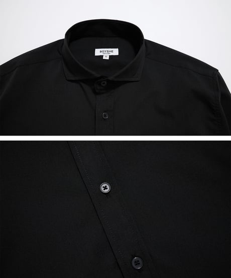 《BOYSHE original》 カッタウェイカラー ドレスシャツ【2 size/2 color】