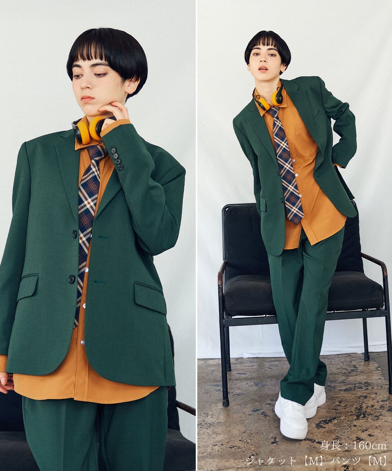 BOYSHE Basic Suit》シングルブレスト＆スリムスラックス