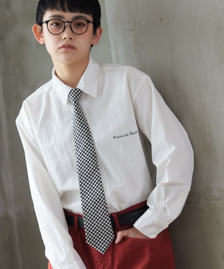 《BOYSHE original》ひまわり刺繍シャツ【2 color】