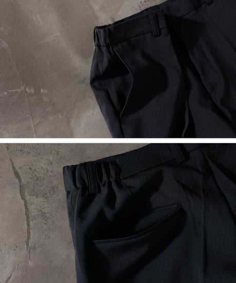 《BOYSHE Basic Suit》シングルブレスト＆スリムスラックス【セットアップ】ブラック