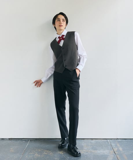 《BOYSHE original》ノーカラーベスト【2 color】【3 size】